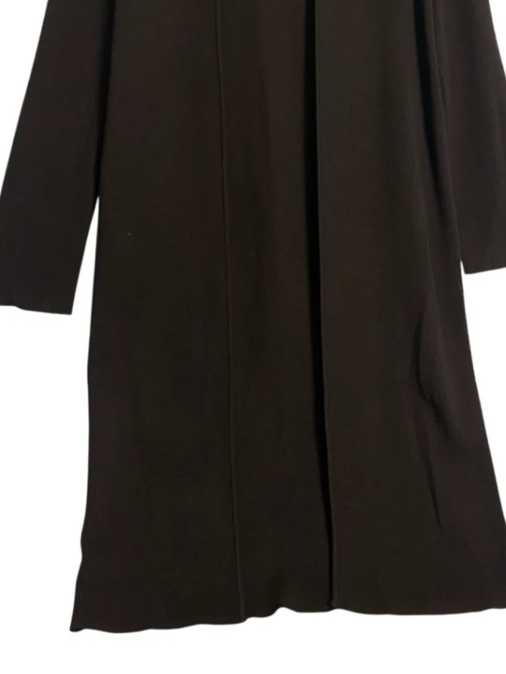 Aritzia Babaton Womens Dark Coffee Brown Duster Cardigan Sweater Size Small - Picture 4 of 6